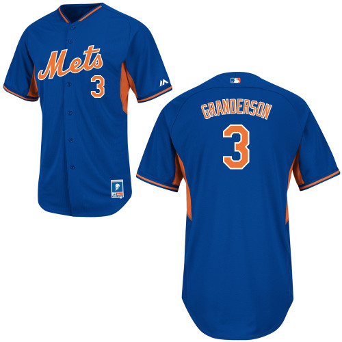 Curtis Granderson #3 Youth Baseball Jersey-New York Mets Authentic Cool Base BP MLB Jersey